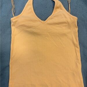 Old Navy Women's Light Orange Ribbed Camisole